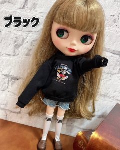 1/6ドール用ラビットプリントトレーナー(*^^*)/