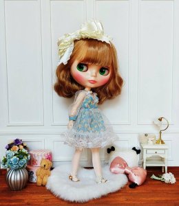 登録作家『Fairy Rabbit』1/6ドール用cotton candy dress set♪