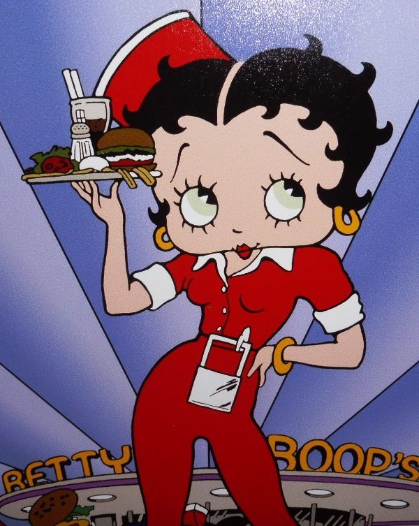 プレート ティンサイン サインプレート レトロパネル ベティちゃん Betty Boop ベティブープ
